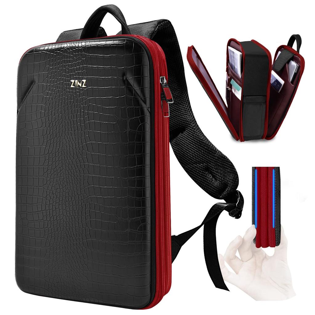 Dünner erweiterbarer Laptop-Rucksack 15 16 Zoll Wasserdicht USB-Ladeanschluss Schale Super Schutz Pendeln Geschäftsreise Reise Computer-Rucksack