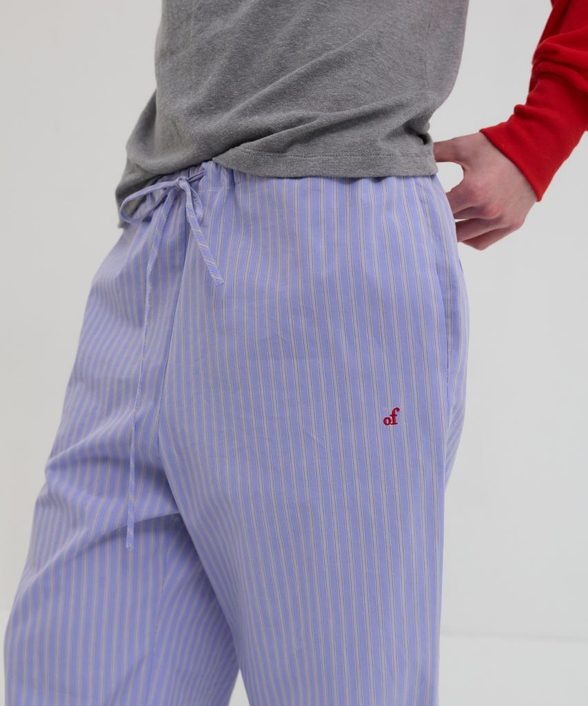 Obeodyupeulleeo Stripe Wide Pants_Lavender