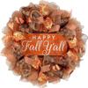 2D Flat Print Fall Halloween Decorative Sign Rustic Harvest Hanging Sign  Indoor Wall
