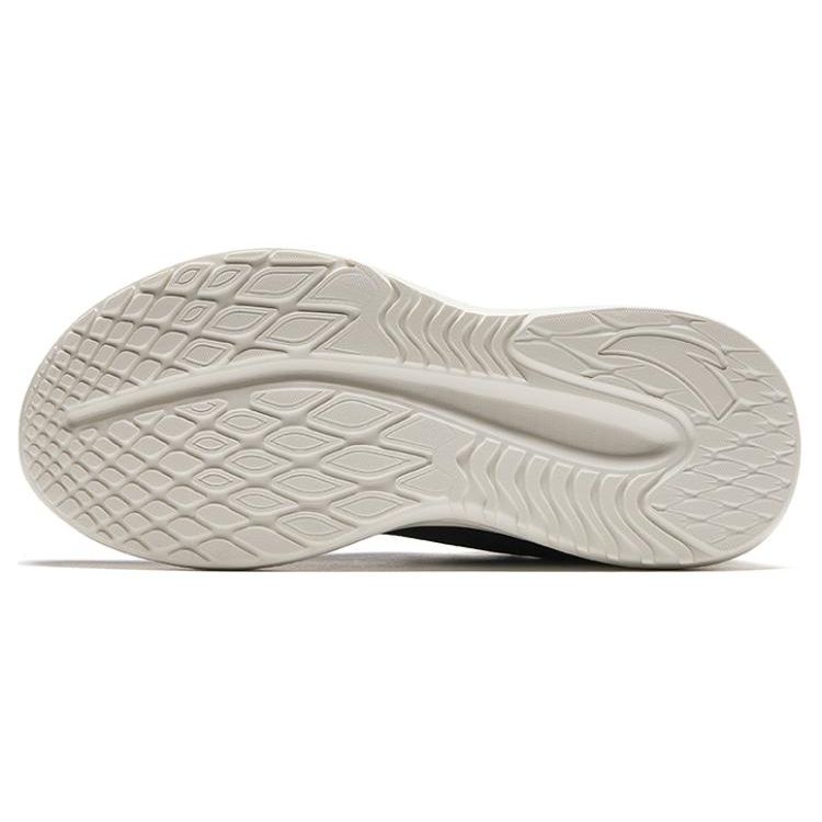 Anta Running Series Shock Absorbing Non-Slip Low-Top Running Shoes Women sneakers Black White 922425513-2