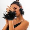 Elegant Trendy Multilayer White Natural Feather Bracelet for Women Korean Fashion Adjustable Bangles Y2K Jewelry Accessories New