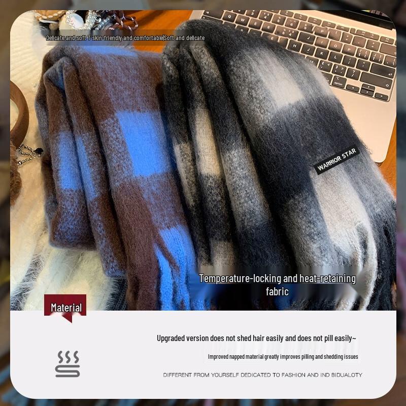 Warrior Men's Extra Long & Thick Winter Scarf