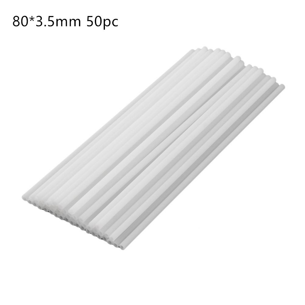 50Pcs Plastic Lollipop Stick Safe White Cake Pop Sucker Sticks For Chocolate Sugar Candy Lollypop DIY Mold Bakeware Tool