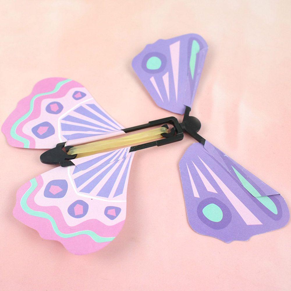 kids Powered Plastic Flying in the Book Magic Tricks Card Magic Toy Flying Butterfly