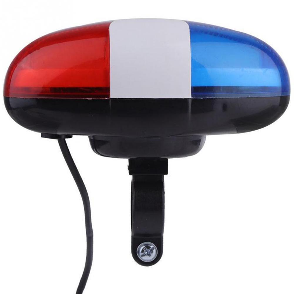 Buy Bicycle Flashing LED Sounds Police Siren Trumpet Bell For