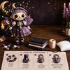 Halloween Sewing Project Skeleton Witch Patchwork Kit Gothic Girl Doll DIY Step-by-step Tutorial Kit for Adults Teens Handmade Gift Beginners