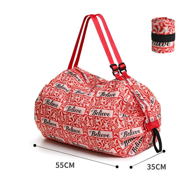 Portable Foldable Eco-Friendly Large Shoulder Shopping Bag