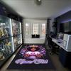 1PC Custom Name Princess Heart Dreams Theme Floor Mat Ideal for Living Room, Game Rooms, Office, Bedroom,Floor Mat Playful Design