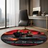 Supernatural Printed Round Rug Carpet Chair Rug Area Rug Entryway Doormats,for Office Chair Living Room Bedroom Kitchen Room.