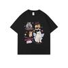 Streetwear Fashion Clothes Graphic Printed T Shirt Funny Kitten Puppy Cartoon Women Tshirt Top Harajuku Aesthetic Clothes