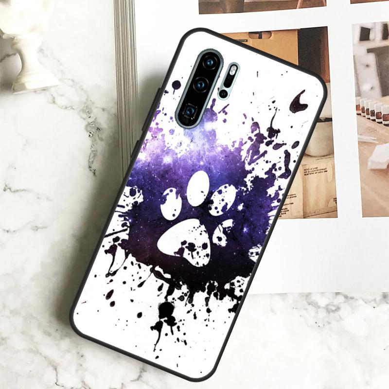 Cat Dog Paws For Huawei Nova Y70 Y72 Y73 Y60 Y90 Y61 Y91 7i 8i 11i 12i 12s 9 10 SE P20 P30 P40 Lite Case