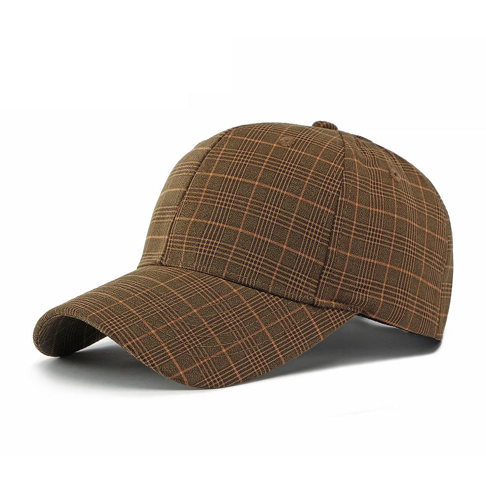 Men s Summer Plaid Baseball Cap Women s Outdoor Sunscreen Hat