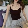 Women's Camisole with Built In Bra Sexy Soft Cozy Adjustable Shoulder Strap Vest Tank Tops