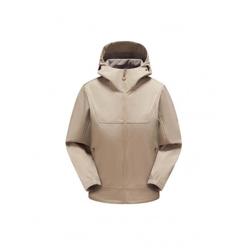 Couples' Hooded Windbreaker: Autumn/Winter Travel, Soft Shell, Windproof, Waterproof, Breathable, Warm, Mountaineering Single Layer.