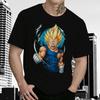 Dragon Ball Anime Herren Damen Sommer T-Shirt Oversized Vintage Kurzarm T-Shirt Lässig Harajuku Streetwear Y2k Top Mode