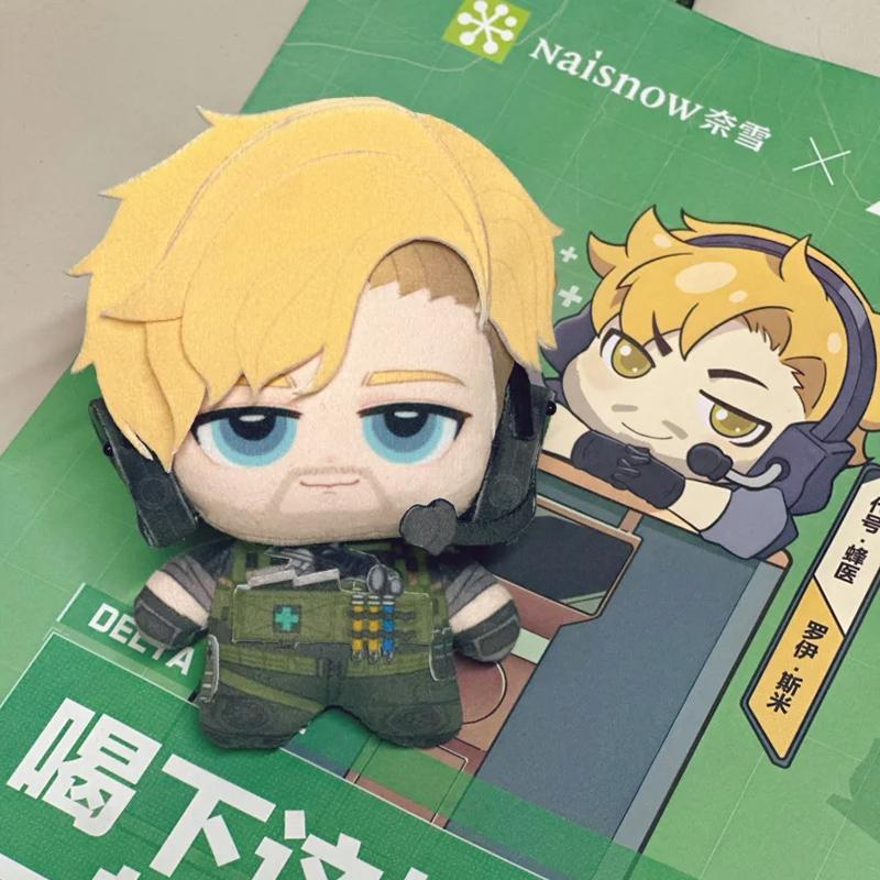 Delta Force Doll Ornament 10cm Game Character Plush Doll Anime Character Game Gift for Fans Desk Accessories Collector Doll
