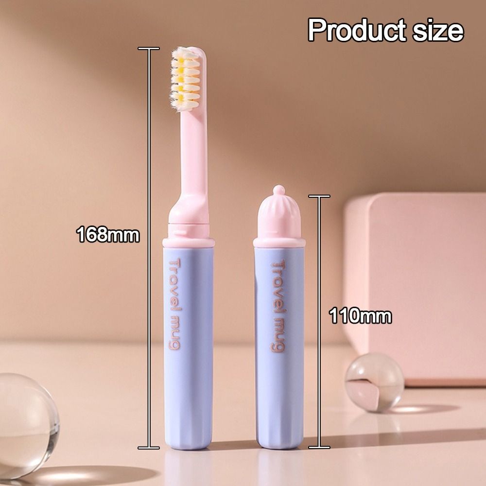 Plastic Folding Toothbrush Mini Oral Cleaning  Travel Camping Hiking Outdoor Supplies