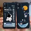 Für Infinix X689F X689 Hülle Infinix Hot 11 G37 Hot 10S NFC 10T Coque Funda Weiches Silikon Kamera Geschützt Schwarze Katze Weltraummann