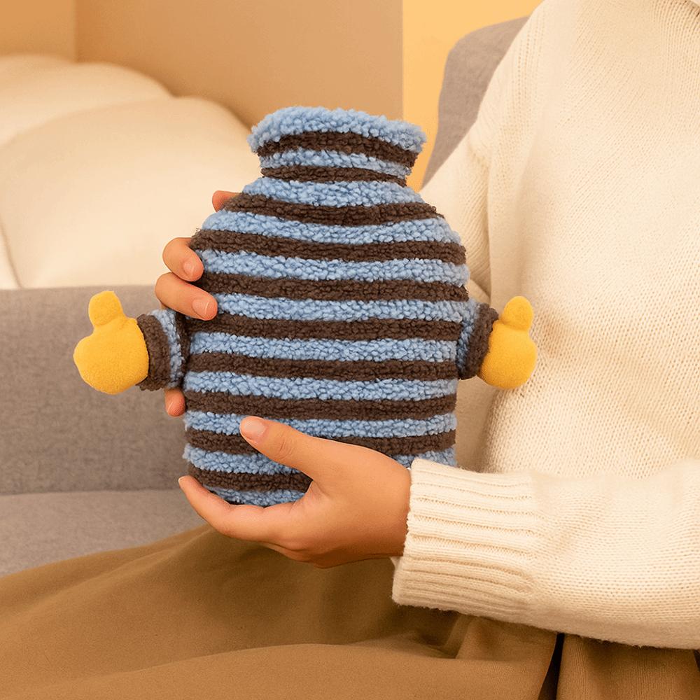 500/1000ml Hot Water Bag Cartoon Hand Warmer Water-filling Hot-water Bottle  Keep Hands Feet Warm