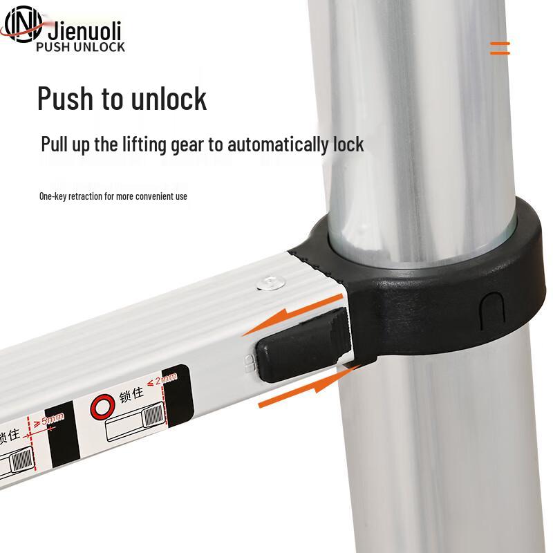 JNL Multifunctional Aluminum Telescopic Ladder