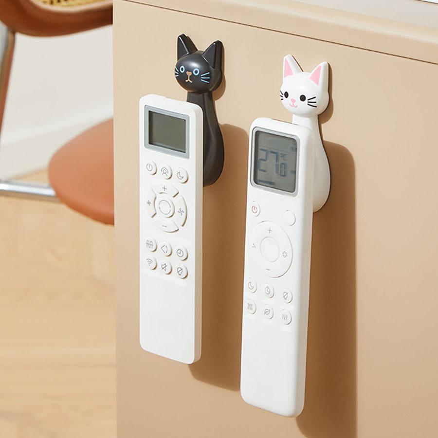 Creative Magnetic Hook for Remote Control, Strong Adhesive & Non-Trace, No Drilling Storage Hook, Suitable for TV/Air Conditione