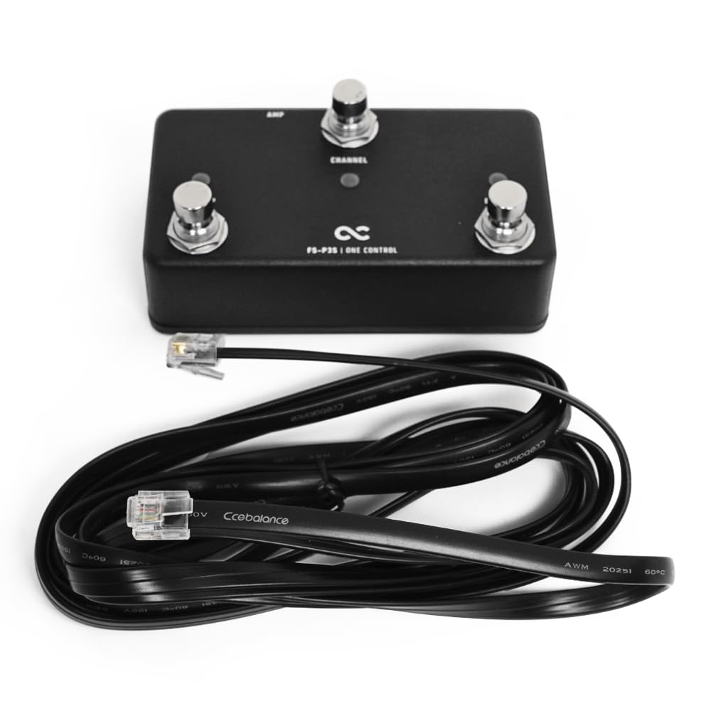 One Control with small amplifier head with dedicated foot switch set BJF-S100 FS-P3S