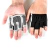 Women Fitness Gloves Four Finger Yoga Grip Gloves Half Finger Pilates Gloves for Gym Weightlifting Hanging Cycling Yoga