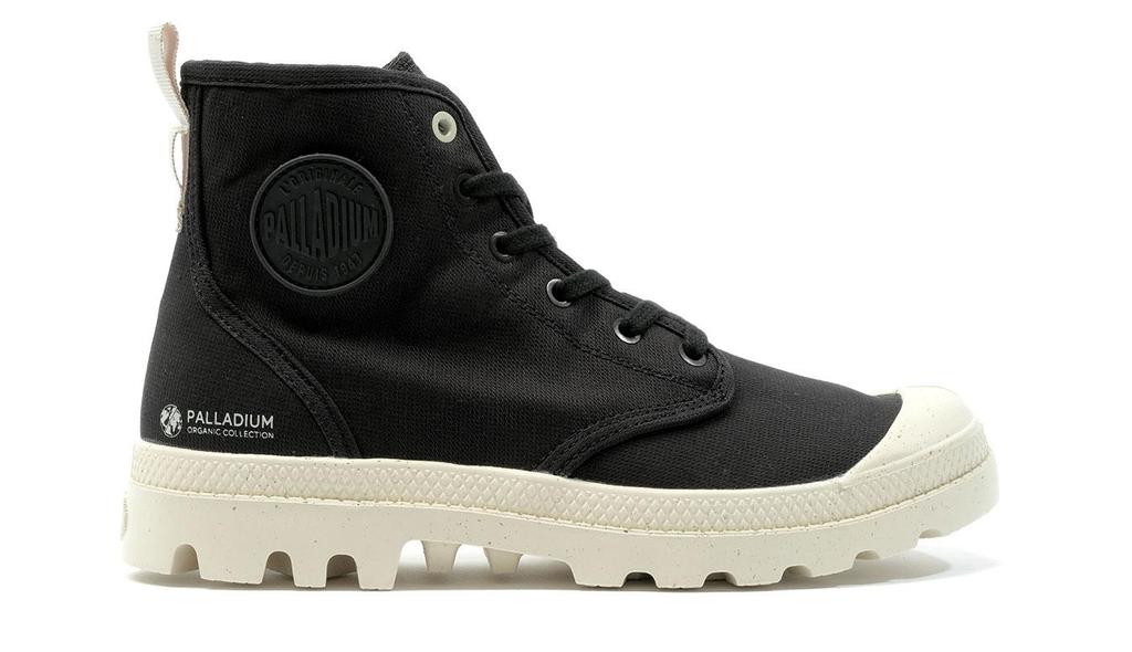 Palladium Pampa Hi Zip Organ boots textile Black