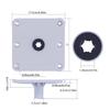 Lightweight Aluminum Boat Base Enhances Comfort & Functionality for Boat Chairs