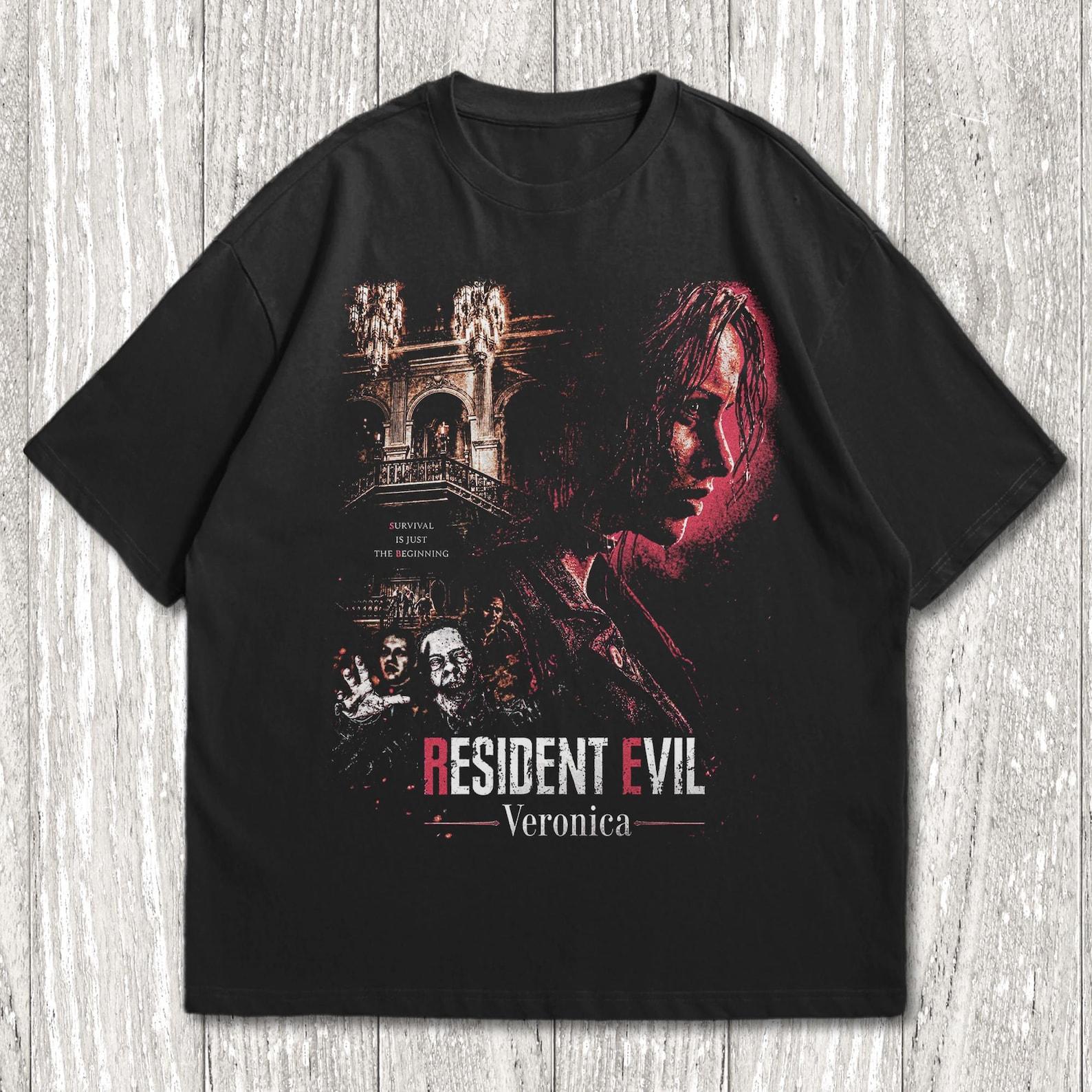 Resident Evil Veronica Vintage T-Shirt, Resident Evil Unisex T-Shirt, Resident Evil 2027 Shirt, Code: Veronica Tee, Resident Evil Biohazard, M