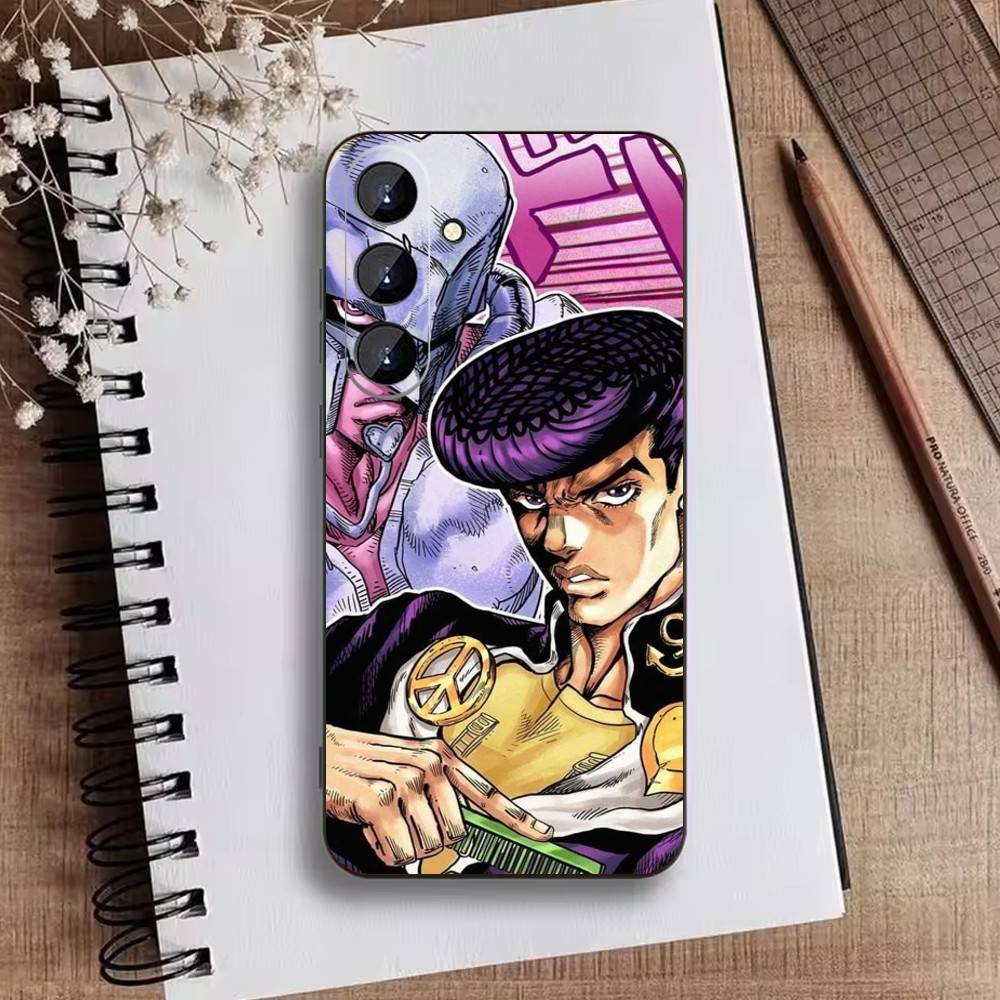 K-Anime Jojos Bizarres Adventures Phone Case For Samsung Galaxy A73,A72,A71,A70,A52,A51 Others Soft Black Cover
