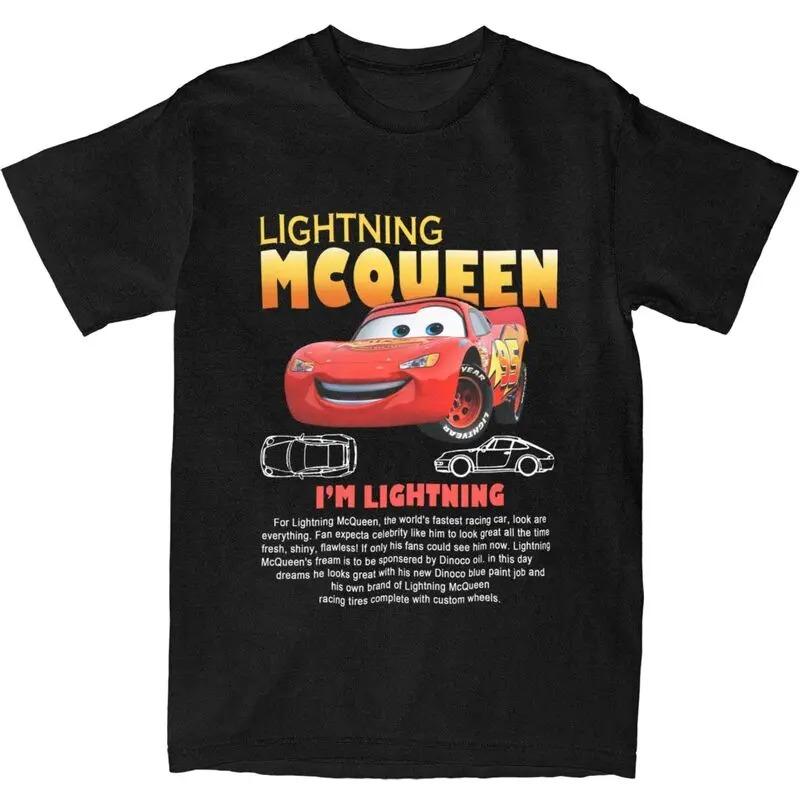 Racing Story T-Shirt Lightning McQueen 2026 Coole Streetwear Paar Unisex Herren Damen Shirt Sommer Baumwolle Damen Tee Oversize Tops