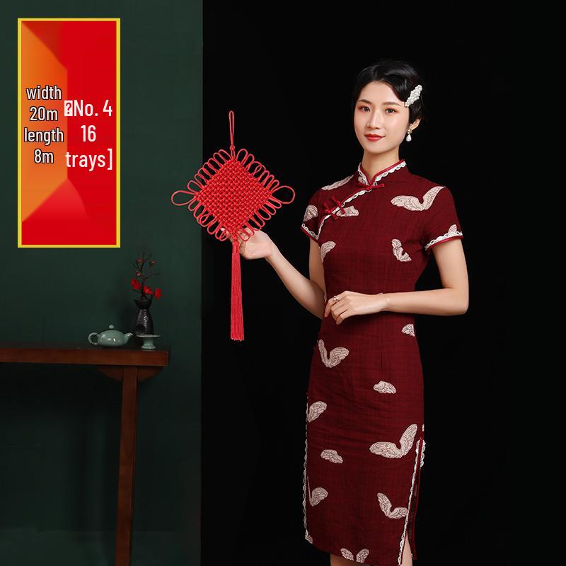2025 Chinese Knot Pendant: High-End Red 'Fu' Ornament for Living Room or Entryway Decor.