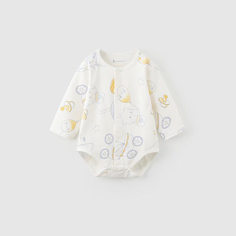 TONGTAI Baby Pure Cotton Long Sleeve Bodysuit 90cm