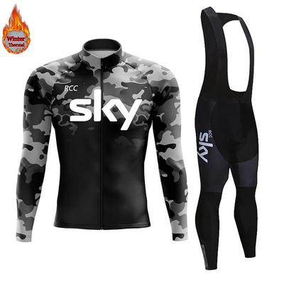 2026 Warm Cycling Clothing Set Winter Thermal Fleece Cycling Jersey Sets Long Sleeve Bicycle Clothing Bike Wear Maillot Ropa Ciclismo Cycling Suit