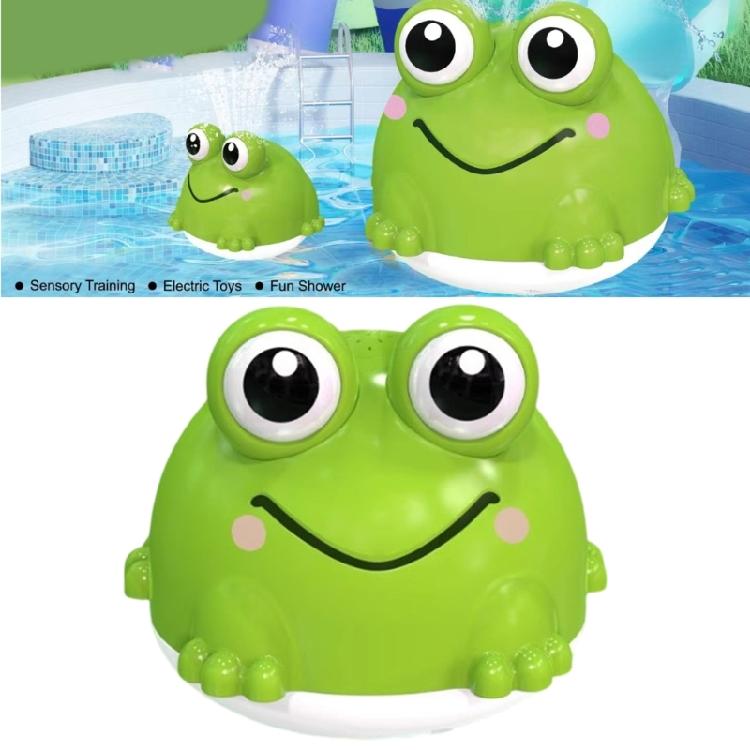 Baby Bath Time Frogs Toy Electric Water Sprayer Bright Flashing Light Water Sprinkler For Children Indoor Fun Entertainment