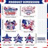 7 Stück 250. Jubiläum Amerikanische Rasenschilder 4. Juli Dekorationen Unabhängigkeitstag Outdoor Rasendekor Patriotische Party 1776-