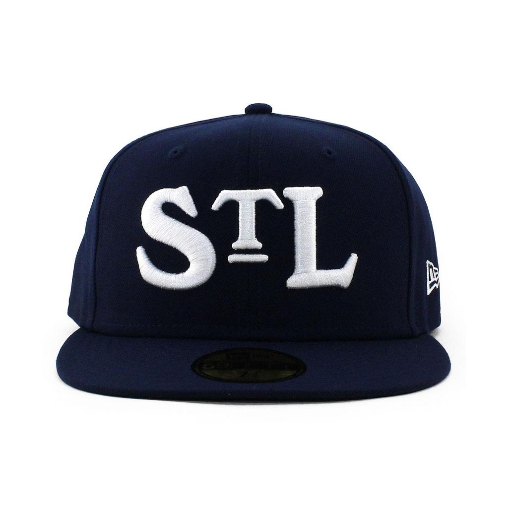 [New Era] Rickwood Classic Model Cap 59FIFTY St. Louis Stars MLB RICKWOOD CLASSIC ON-FIELD AUTHENTIC CAP NAVY ST.LOUIS STARS Hat 5950 Sz7-38 [Used]