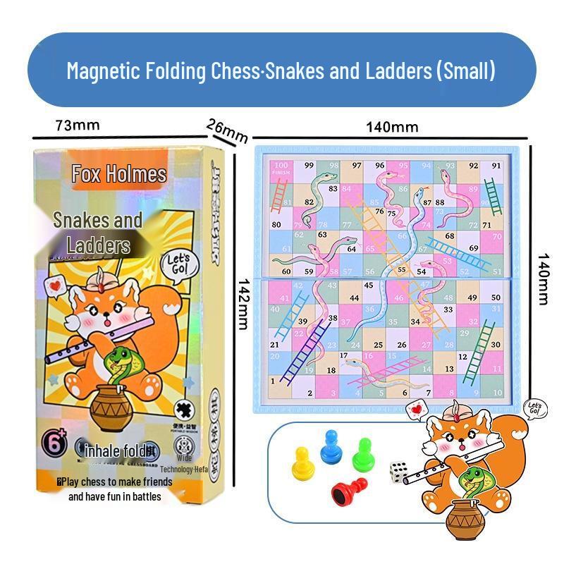 Magnetic Folding Portable Multi-Game Chess Set