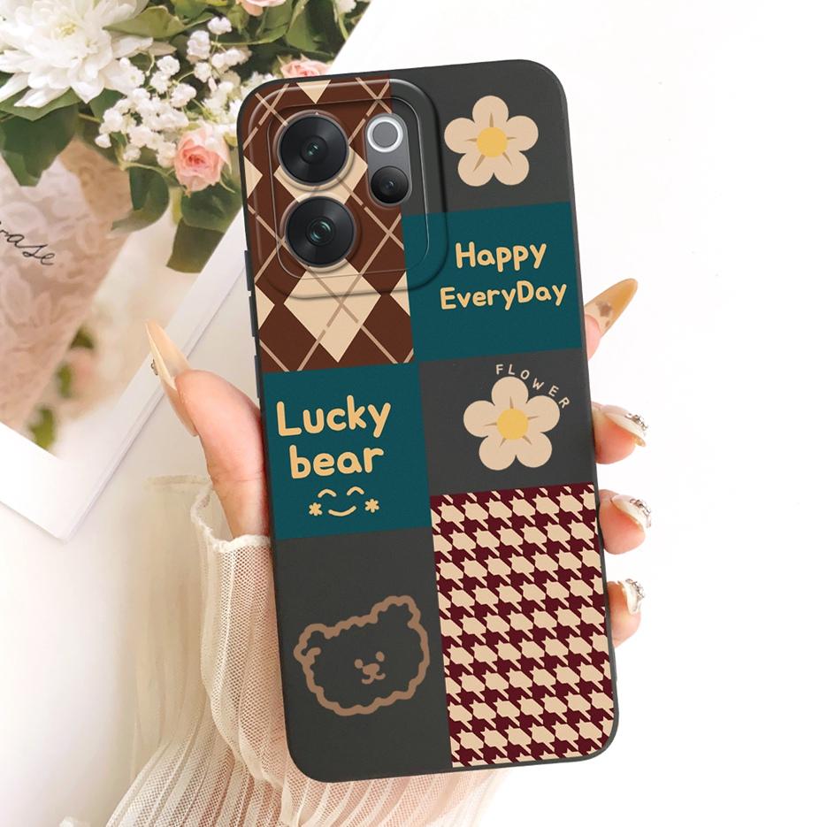 For Vivo V70 5G Case V2538 Luxury Art Painted Cover Soft Silicone Case For Vivo V70 Elite V2548 V 70 VivoV70 FE V70FE V2550 Bags