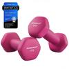 SONGMICS Hex Dumbbells Pair, 2 x 1 kg, Non-Slip PVC Coating