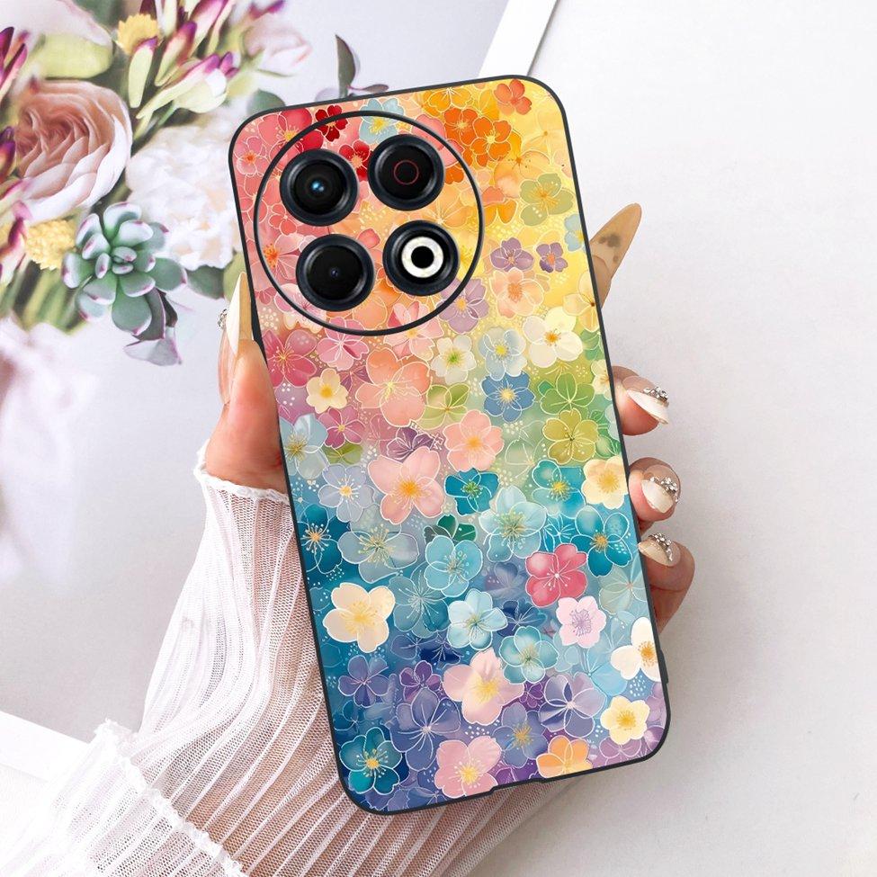 Phone Case For Tecno Spark 30 Pro 4G Cover KL7 Luxury Fashion Cute Cat Funny Painted Bumper For Tecno Spark 30 Pro 4G Casing