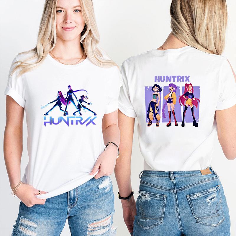 Mode Tryckt Rundhals T-shirt Dam Casual Komfort Kortärmad Kläder Topp