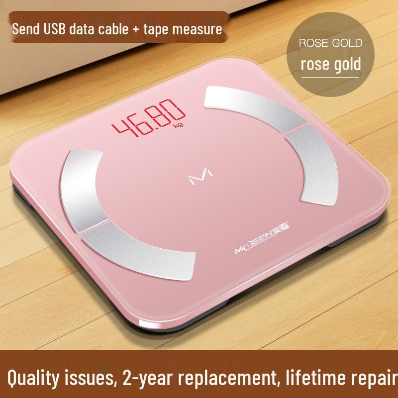 High Precision Digital Body Weight and Fat Scale - Durable Household Scale