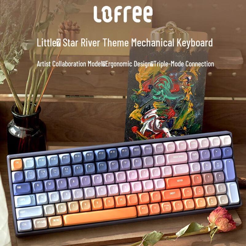 

LOFREE Xinghe Xiaoqiao 100-Key Tian Danlu Art Mechanical Keyboard