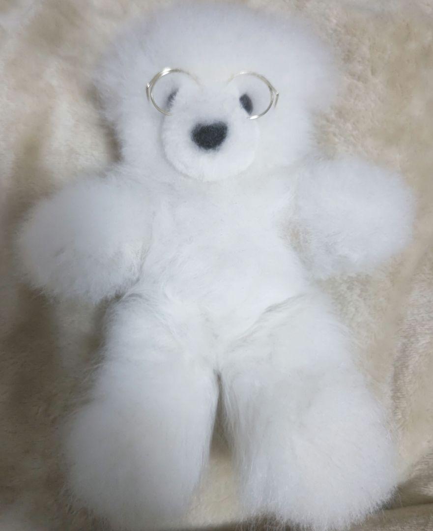 

[USED] Fluffy baby alpaca fur teddy bear. Anonymous shipping.