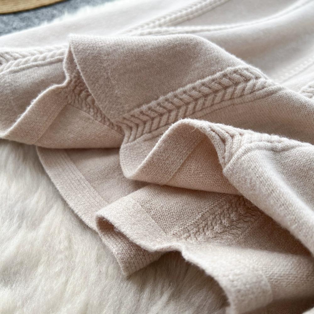 Autumn Winter Women Casual Twist Knitted Elastic High Waist Long Midi Skirt