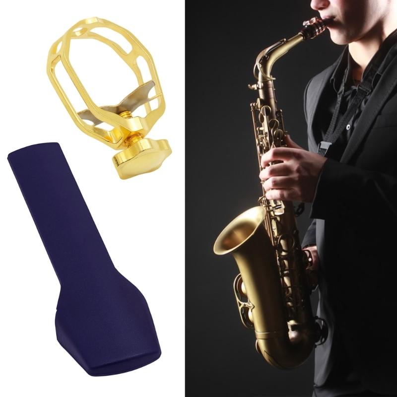 Alto Sax Clarinet Mouthpiece Ligature Saxophone Parts Clip Ligature Single Screw