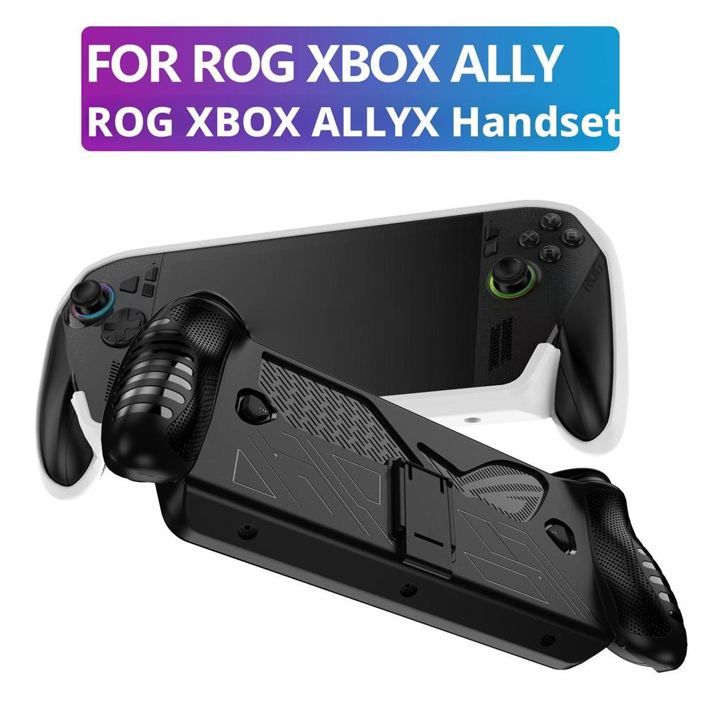 TPU Protective Case For ROG Ally X Handheld Console Cover With Bracket Shockproof Anti Drop Cover For ROG Ally X Console Game