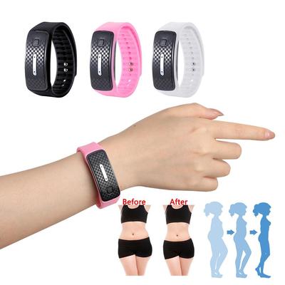Ultrasonic Body Shape Wristband Smart Magnetic Lymphatic Detox Bracelet Heart Rate Fitness Pedometer Wristbands